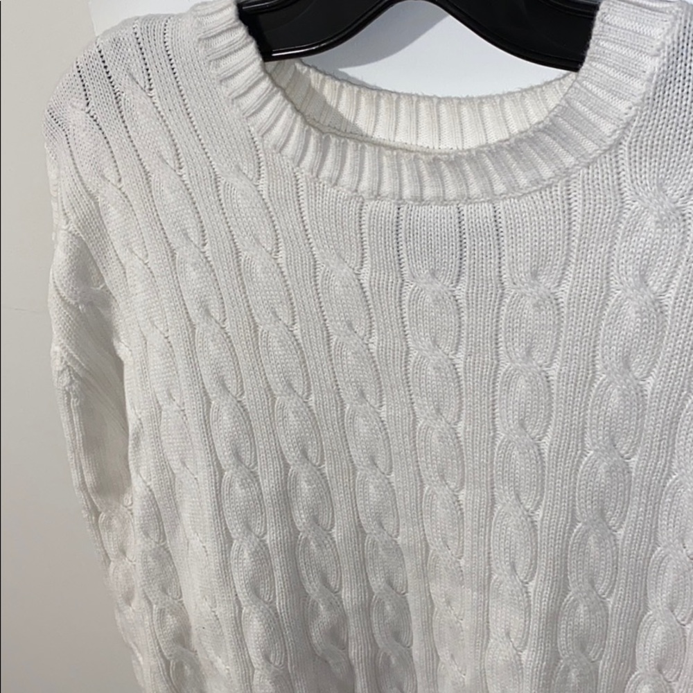 White sweater